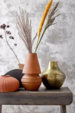 Bloomingville Nezha Dekorvase, Svart, Terrakotta, 3-pk -Hjemmedekorasjon Salg 2024 b 1362