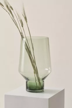 PALACE Glassvase - Høyde 35 Cm -Hjemmedekorasjon Salg 2024 b 1383
