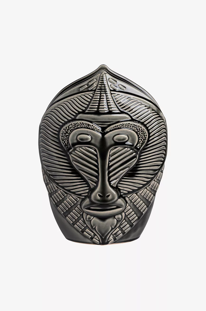 Vase Mandrill. Høyde 34,5 Cm 3 Vase Mandrill. Høyde 34,5 Cm
