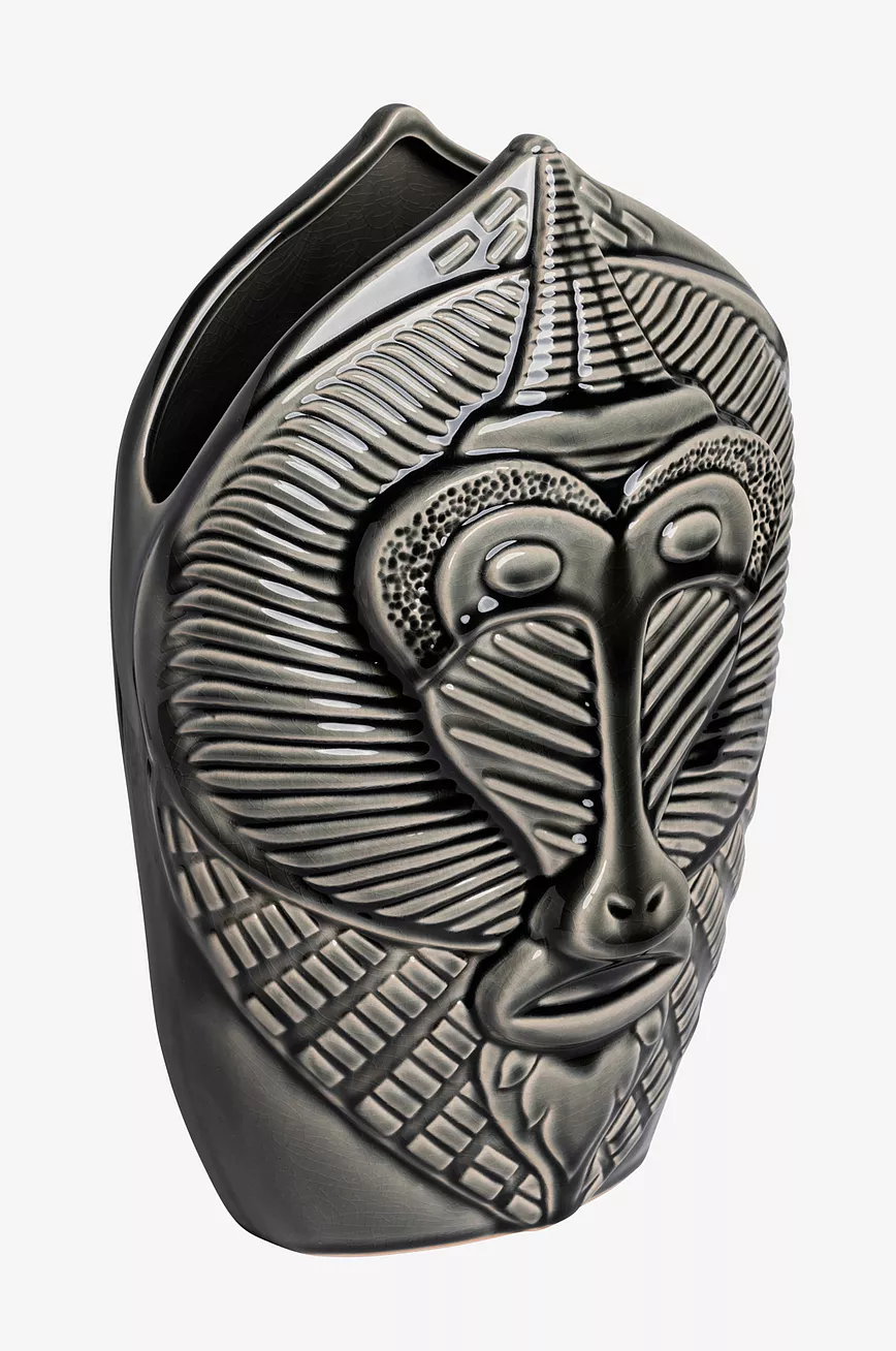 Vase Mandrill. Høyde 34,5 Cm 4 Vase Mandrill. Høyde 34,5 Cm - Bilde 2