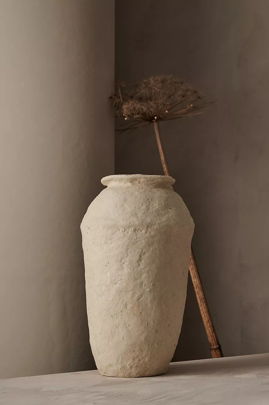 Vase Rym Pappmasje, Høyde 44 Cm 4 Vase Rym Pappmasje, Høyde 44 Cm - Bilde 2