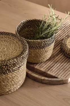 Oppbevaringskurv Linn Small -Hjemmedekorasjon Salg 2024 b 2095