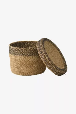 Oppbevaringskurv Linn -Hjemmedekorasjon Salg 2024 b 2098