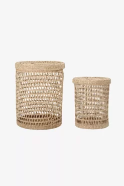 Bloomingville Kurv Med Lokk, Sett Med 2