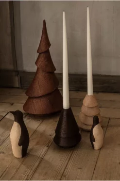 WOODY Lysestake 2-pk -Hjemmedekorasjon Salg 2024 b 2547