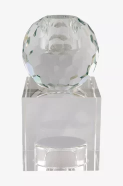 Lysestake Torcello. Lysestake I Transparent Glass