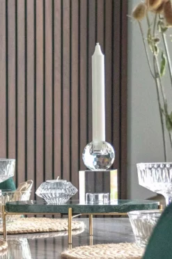 Lysestake Torcello. Lysestake I Transparent Glass -Hjemmedekorasjon Salg 2024 b 2607