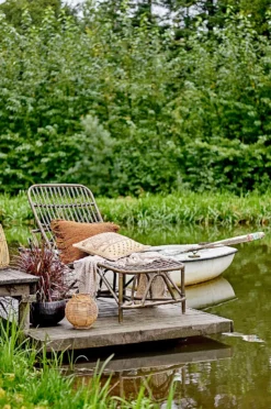 Bloomingville Lykt Med Glass Malua -Hjemmedekorasjon Salg 2024 b 2663