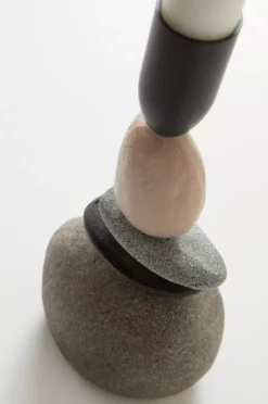 PEBBLE STONE Lysestake -Hjemmedekorasjon Salg 2024 b 2728