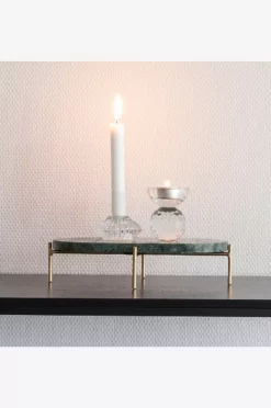 Lysestake Burano. Lysestake I Transparent Glass -Hjemmedekorasjon Salg 2024 b 2838