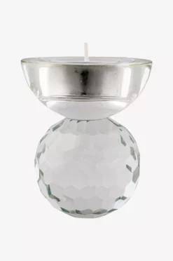 Lysestake Burano. Lysestake I Transparent Glass -Hjemmedekorasjon Salg 2024 b 2839