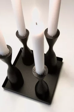 Shape Lysestaker I Eik (sett) -Hjemmedekorasjon Salg 2024 b 2940