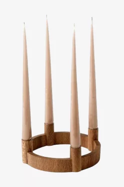 Circle Lysestake Til Hverdags Og Advent I EIK