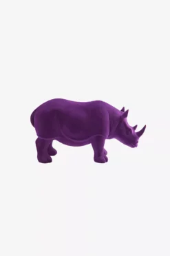RHINO VELVET Dekor Nesehorn -Hjemmedekorasjon Salg 2024 b 510