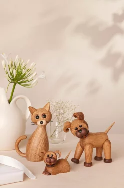 Spring Copenhagen Tredekor Hund Coco 10 Cm Eik -Hjemmedekorasjon Salg 2024 b 951